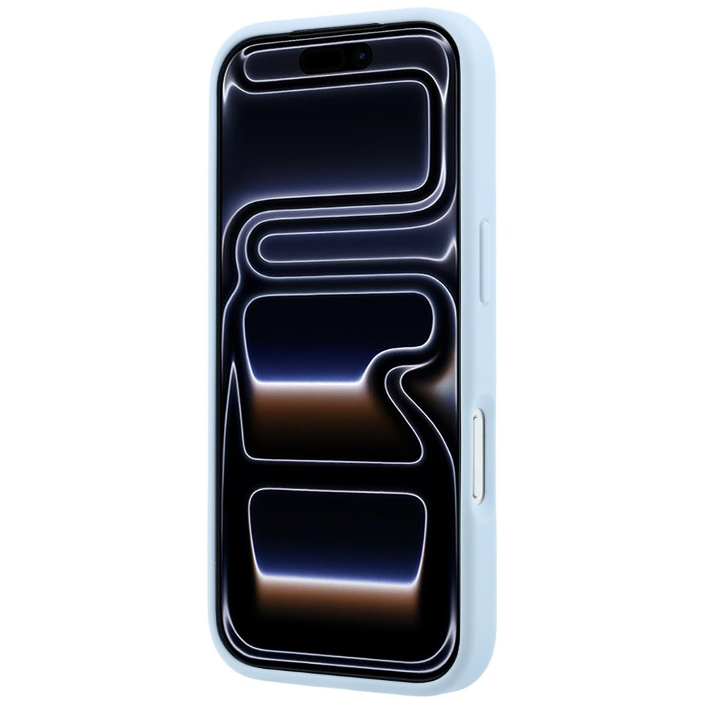 Capa Lacoste Petit Piqué Lacquer Logo Magsafe para iPhone 18 Pro Max e 17 Pro Max Azul