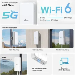 Router TP-LINK Archer NX500 - AX3000 Modem 5G para exterior e roteador Wi-Fi 6 - Imagem 5