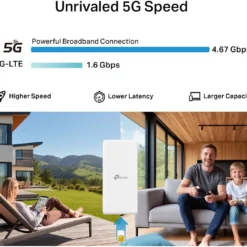 Router TP-LINK Archer NX500 - AX3000 Modem 5G para exterior e roteador Wi-Fi 6 - Imagem 8