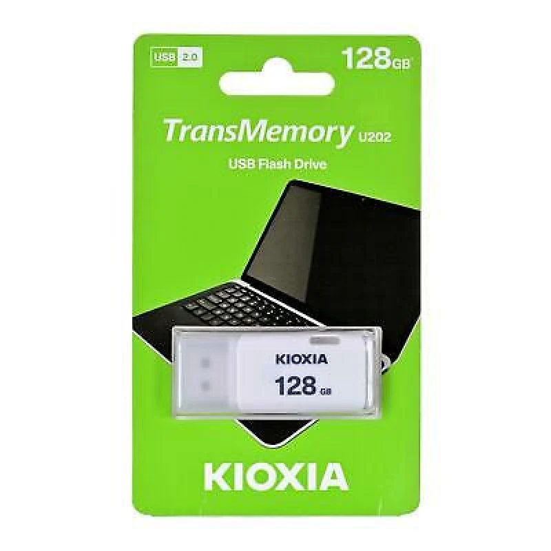Pen Drive Kioxia TransMemory U202 128GB USB 2.0 Branco - Image 2