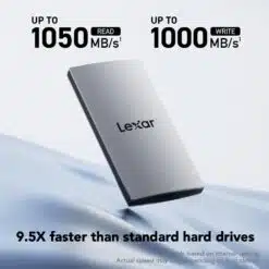 Alternative view of Disco SSD externo Lexar ES3 de 2TB SSD portátil USB 3.2 Gen 2até 1050 MB/scompatível com iPhone Series, Mac, PS5 e Xbox
