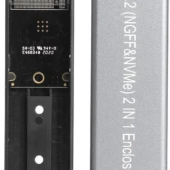 Alternative view of Caixa para SSD M.2 Nvme e NGFF 2 em 1 Haysenser USB 3.2 Gen 2