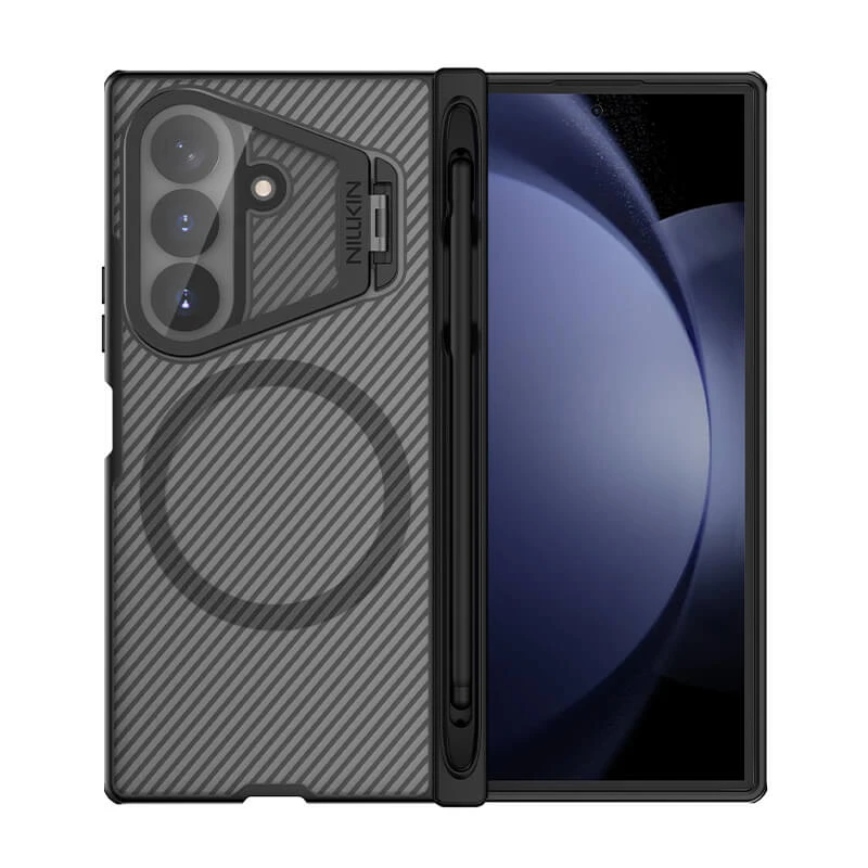 Capa protetora de câmera Nillkin Camshield Prop Magnetic Clear, com suporte para caneta Samsung Galaxy Z Fold 8 Ultra - Image 4