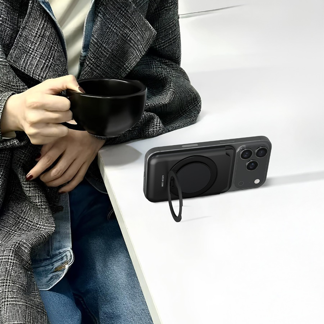 Porta-cartões Green Lion W4-Magsafe - Preto - Imagem 2