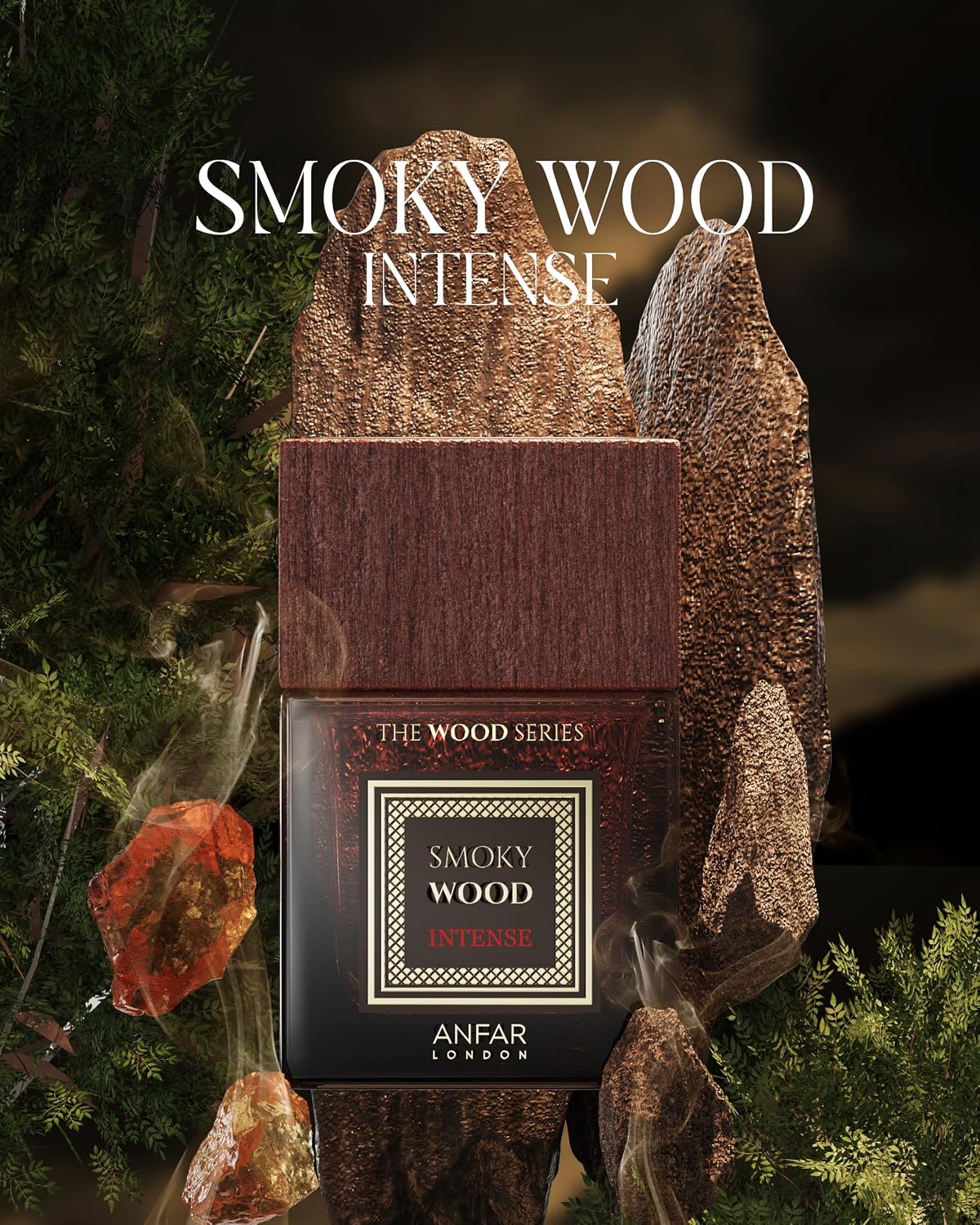 Anfar 1950 Smoky Wood Man Extrait de Parfum 100ml (Original) - Image 2