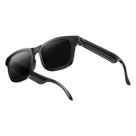 Óculos de Sol Inteligentes BlueOn UV380 com Áudio de Ouvido Aberto - Preto