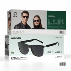 Óculos de áudio inteligentes Green Lion Barcelona 2 - Preto luand angola