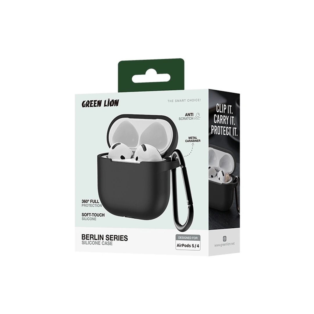 Capa de silicone Green Lion Berlin Series para AirPods 5/4 - Imagem 6