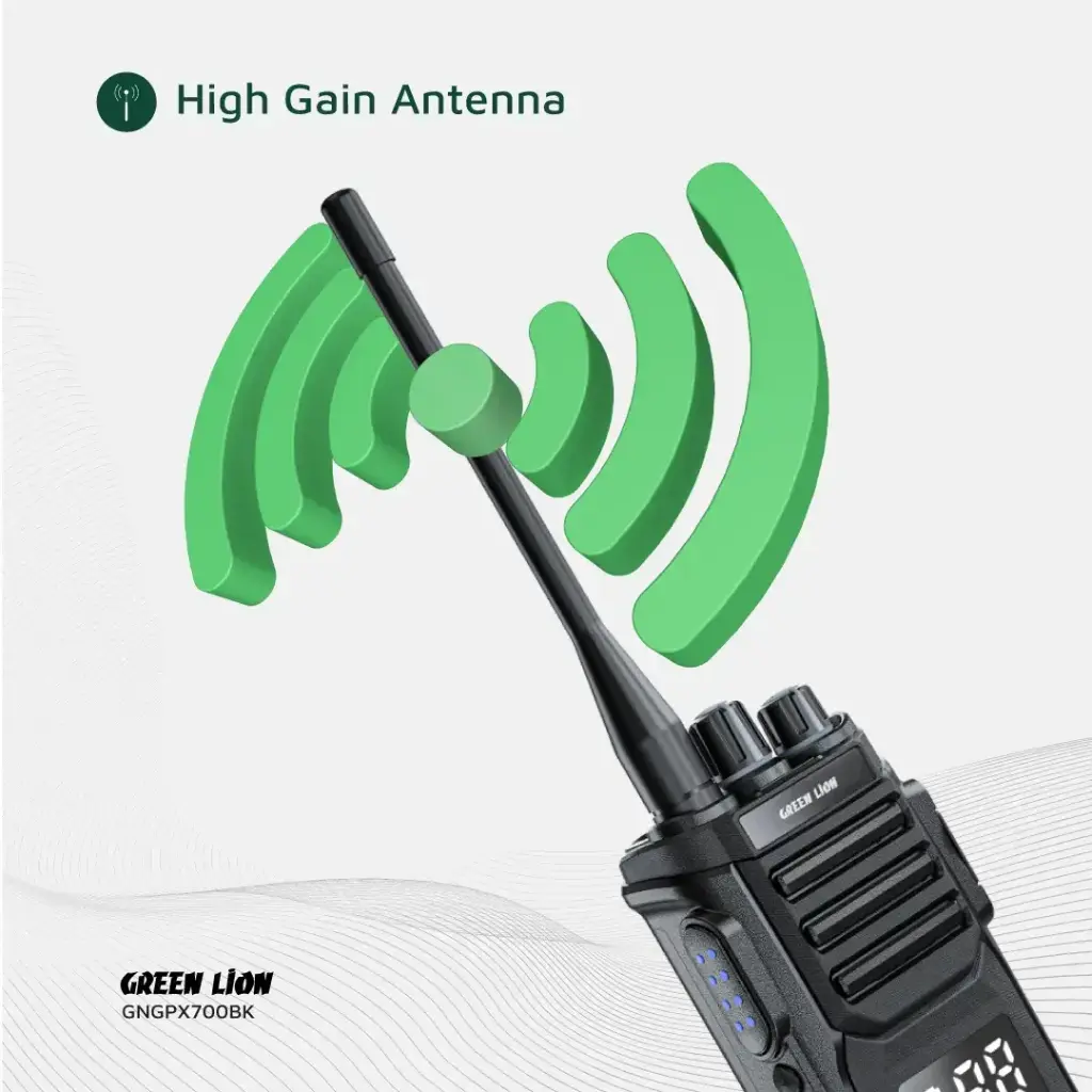 Walkie Talk Green Lion GPX700 Pack 1 - Preto - Imagem 5