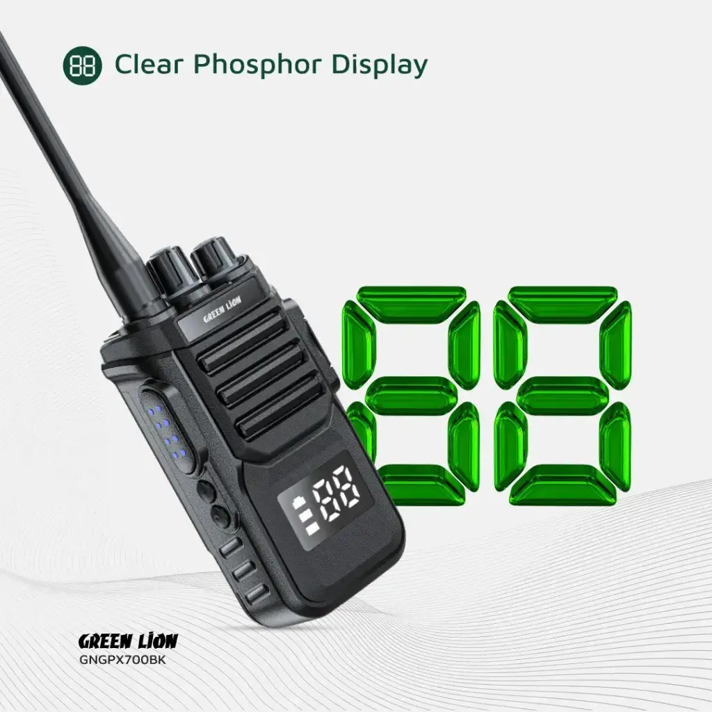 Walkie Talk Green Lion GPX700 Pack 1 - Preto - Imagem 3