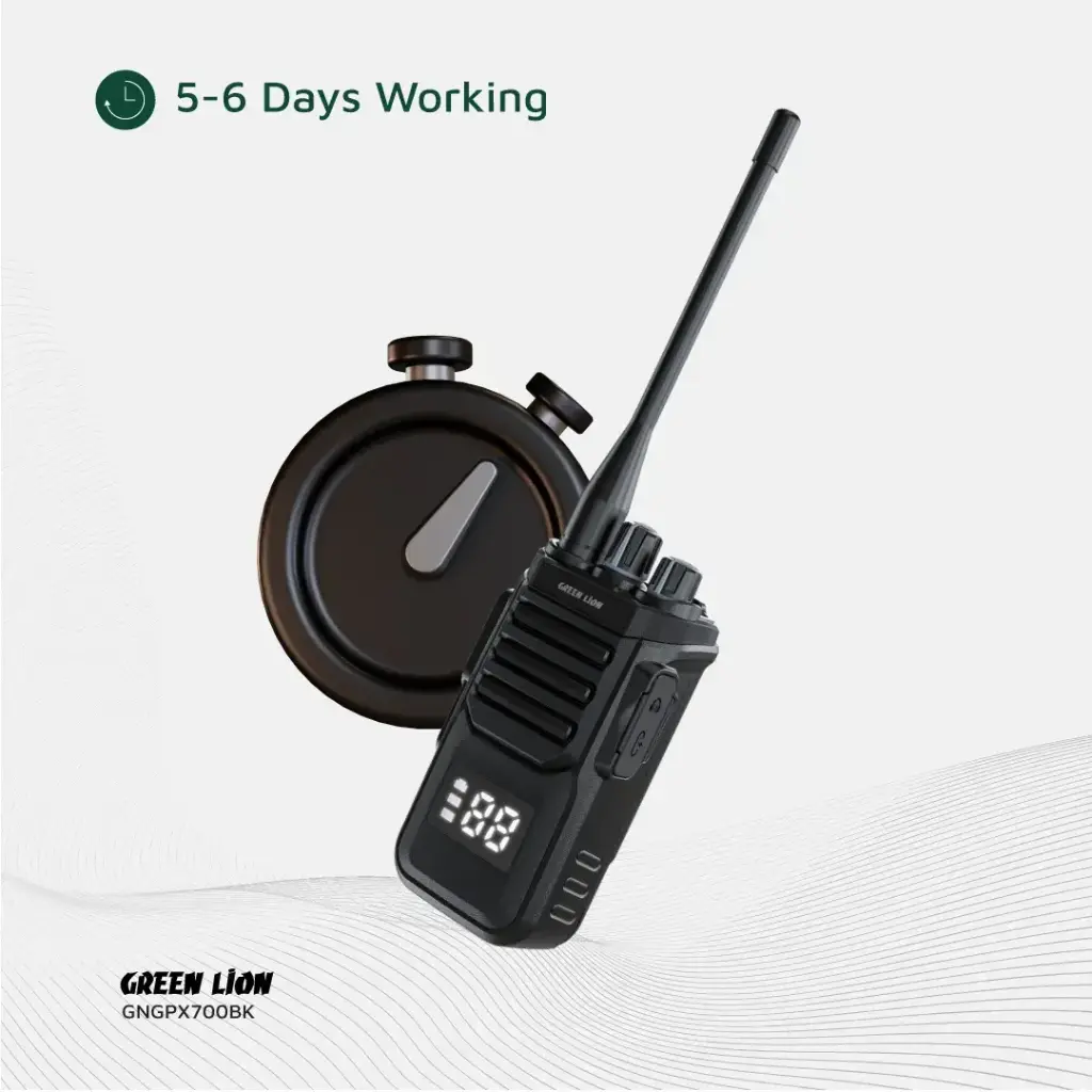 Walkie Talk Green Lion GPX700 Pack 1 - Preto - Imagem 7