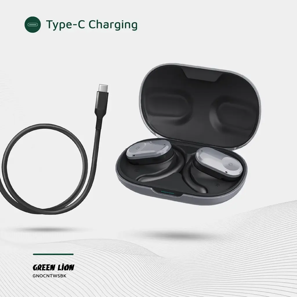Auriculares Open Ear Ocean BT V5.3 - Preto - Imagem 4