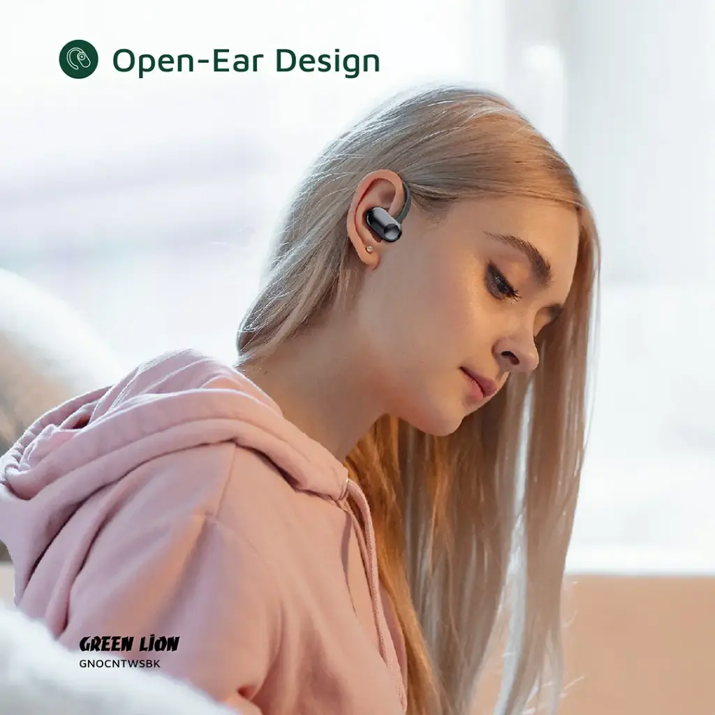 Auriculares Open Ear Ocean BT V5.3 - Preto - Imagem 6