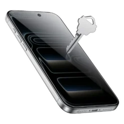 Pelicula de Privacidade com bandeja de alinhamento 3D Green Lion Picasso para iPhone 18 Pro - Image 3