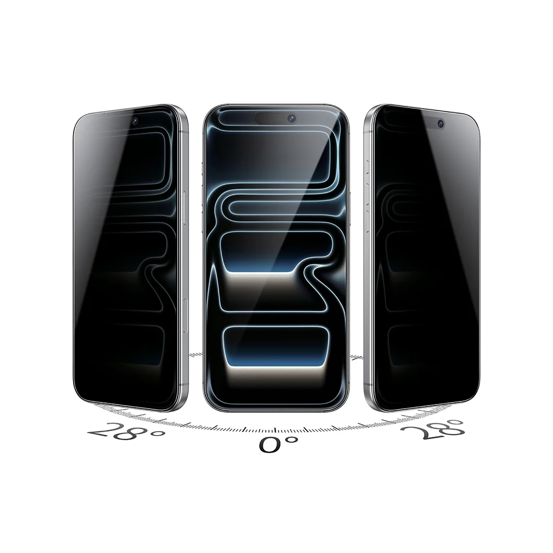 Pelicula de Privacidade com bandeja de alinhamento 3D Green Lion Picasso para iPhone 18 Pro - Image 4