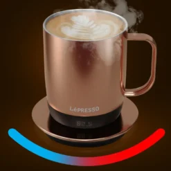 Alternative view of Caneca de cerâmica Lepresso Aurelio com base de controle de temperatura