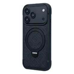 Alternative view of Capa Levelo Ryde MagSafe com suporte 360° para iPhone 18 Pro / 17 Pro - Preta