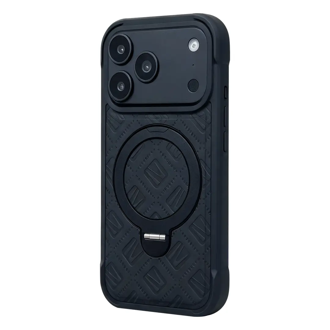 Capa Levelo Ryde MagSafe com suporte 360° para iPhone 18 Pro / 17 Pro - Preta - Image 2