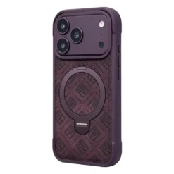 Alternative view of Capa Levelo Ryde MagSafe com suporte de 360° para iPhone 18 Pro Max / 17 Pro Max - Bordô