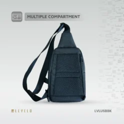 Bolsa tiracolo urbana Levelo - Preta - Image 4