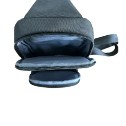 Alternative view of Bolsa tiracolo urbana Levelo - Preta