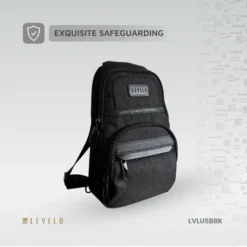 Bolsa tiracolo urbana Levelo - Preta - Image 7