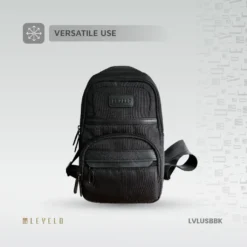 Bolsa tiracolo urbana Levelo - Preta - Image 10