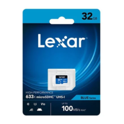 Cartão MicroSD Lexar 633 x UHS-I de alto desempenho | 32 GB