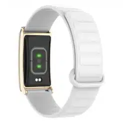 Pulseira inteligente Porodo Trackfit X com rastreador de atividades físicas e aplicativo de exibição - Branca - Imagem 3