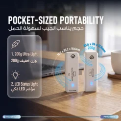 Adaptador de vídeo sem fio Powerology AIROMA USB-C para HDMI - Branco - Image 7