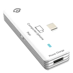 Alternative view of Adaptador de vídeo sem fio Powerology AIROMA USB-C para HDMI - Branco