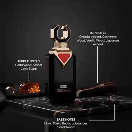 French Avenue Amber Empire Man Extrait de Parfum 100ml (Original) - Imagem 2