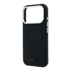 Capa Lacoste para iPhone 18 Pro | 17 Pro - MagSafe - PVC - Petit Pique - relevo preta - Image 6