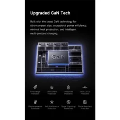 Carregador Rápido Nano 65 Ultra Mini 65W GaN Mini AVS SFC 3.0 com cabo USB C - Imagem 3
