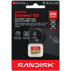 Alternative view of Cartão de Memória SanDisk 128GB Extreme GO microSDXC UHS-I 64GB, 128GB e 256GB